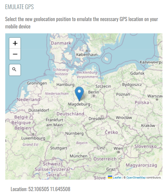 Emulate GPS on Mobitru