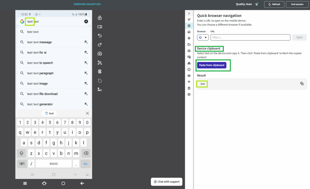 clipboard device paste from clipboard